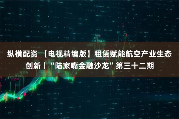 纵横配资 【电视精编版】租赁赋能航空产业生态创新丨“陆家嘴金融沙龙”第三十二期